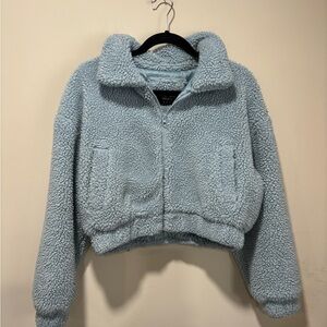 Streetwear Society Light Blue Teddy Jacket